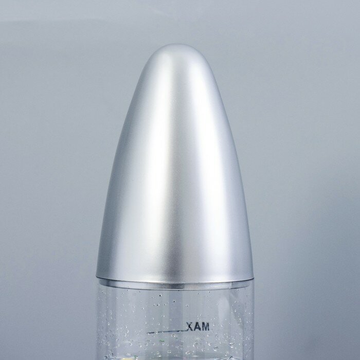 Светильник "Аквариум" LED RGB серебро 12x12x50 см - фотография № 4