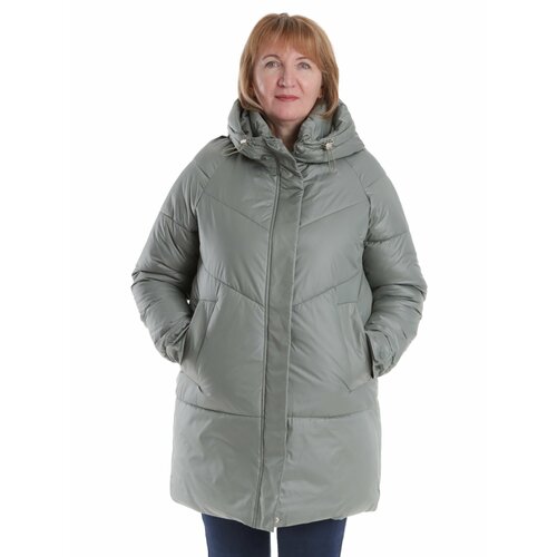 фото Куртка , размер 50, зеленый oumanyuhei