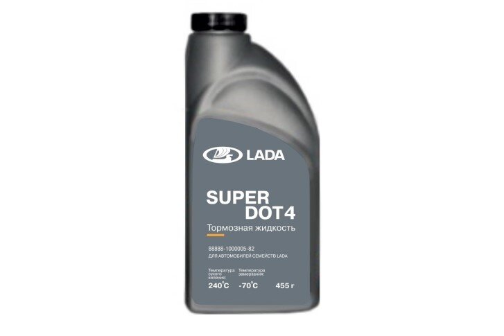 Жидкость тормозная 455 гр DOT-4 Super