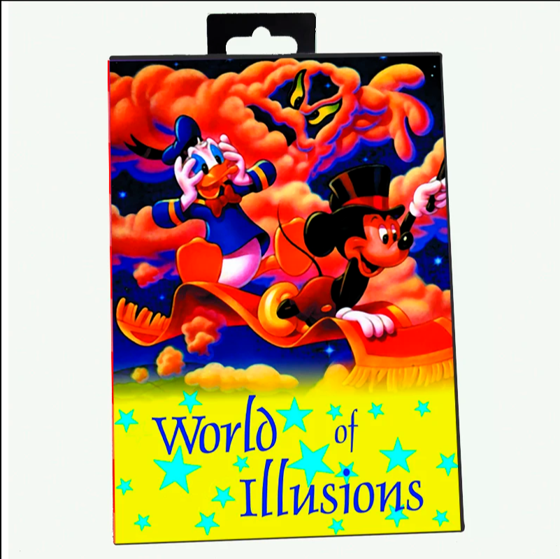 Картридж World of Illusion Для приставки Sega Genesis Sega Mega Drive 16 bit MD