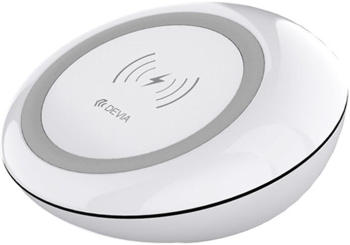 Devia Беспроводное зарядное устройство Fast Wireless Charger (white)