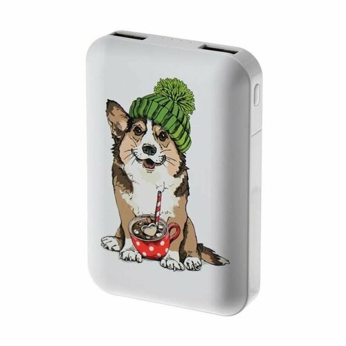 Внешний аккумулятор Ritmix RPB-10007 10000 мАч 2хUSB 21 А корги 402600₽