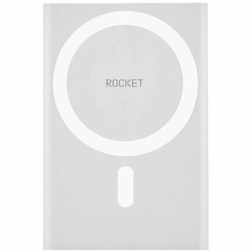 Внешний аккумулятор Rocket Hold MageSafe 5000mAh светло-серый