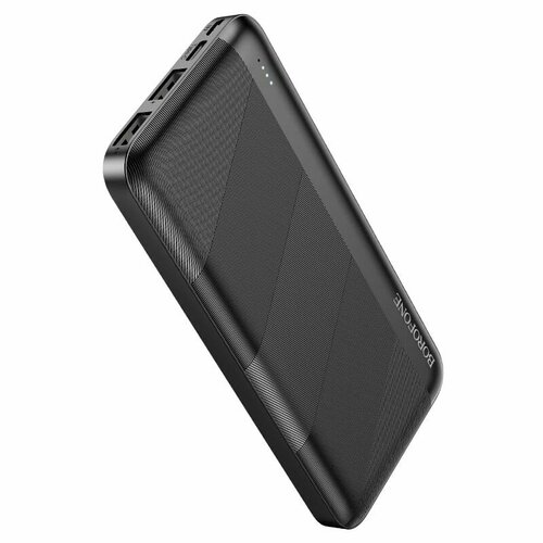Портативный аккумулятор Borofone BJ27 Pindar 10000mAh вх Micro-USBUSB-C вых 2 x USB-Af LED чёрный 179300₽