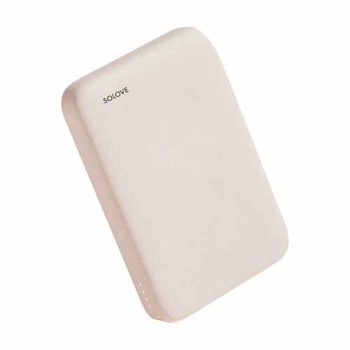 Внешний аккумулятор SOLOVE W12 Pro Beige RUS 10000mAh Magnetic MagSafe 20W QC 30 PD30 3A 496300₽