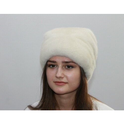 фото Шапка классический шапка норковая зимняя, подкладка, размер 56-57, бесцветный  мария