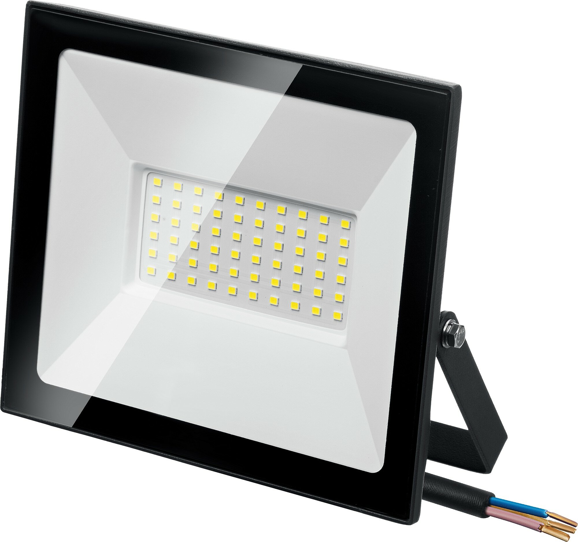 фото ЗУБР ПСК-50, 50 Вт, 6500К IP65 Светодиодный прожектор Профессионал, (57141-50)