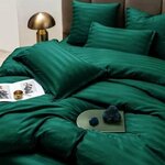 Комплект постельного белья Страйп сатин 2-x спальный - изображение