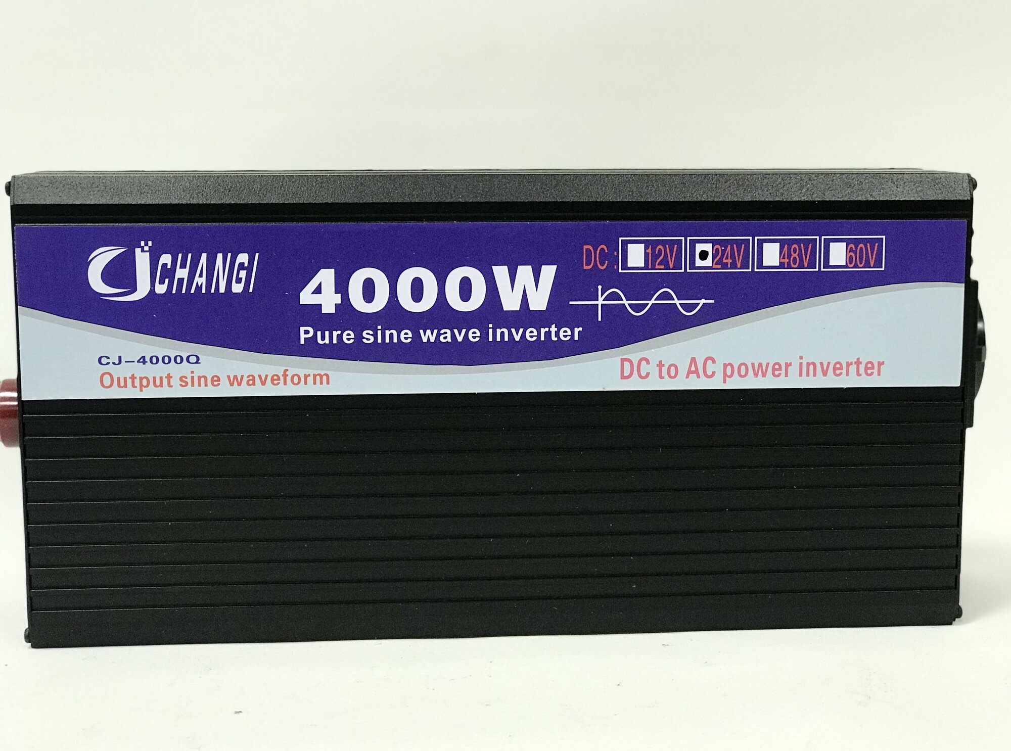 Автомобильный инвертор Power Inverter 24 220В 4000 Вт. Постоянная мощность до 2000 Вт. Преобразователь напряжения трансформатор для авто