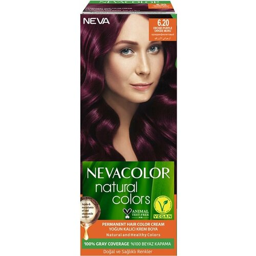 Крем-краска для волос Nevacolor Natural Colors № 6.20 Орхидея фиолетовый х3шт