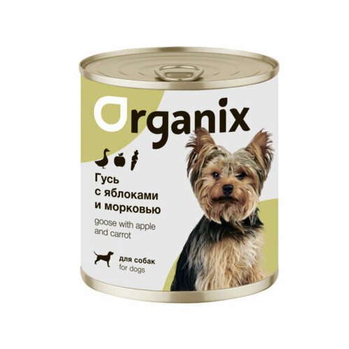 Organix консервы Консервы для собак Фрикасе из гуся с яблоками и морковкой 22ел16 0,1 кг 42913 (20 шт)