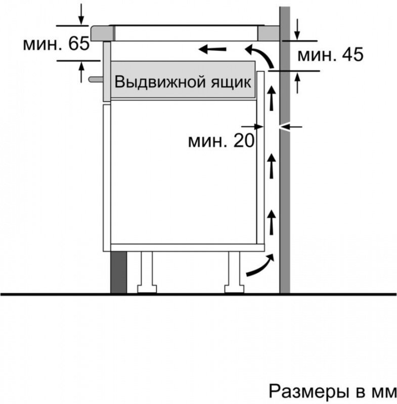 Индукционная варочная панель BOSCH , индукционная, независимая, черный - фото №10