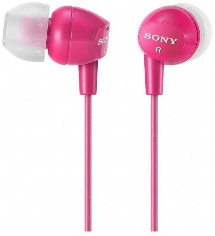 Наушники Sony MDR-EX15LP, mini jack 3.5 mm, розовый