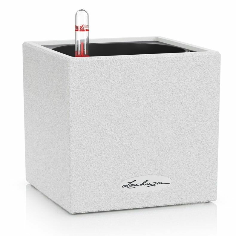 Кашпо горшок для комнатных растений Кашпо Lechuza Canto Stone 14 песочный белый