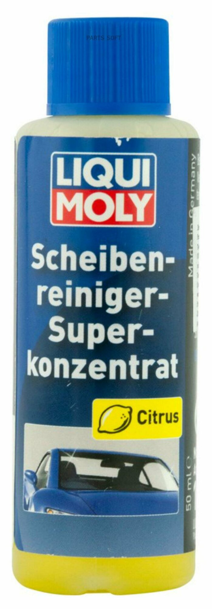 Шампунь LIQUI MOLY Scheiben-Reiniger 1517 Super Konzentrat, 0,5 л, летний, концентрат