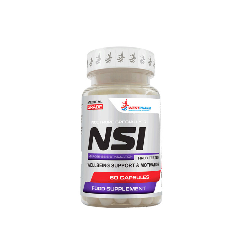 Westpharm NSI Nootrope Specially IQ средство для улучшения эмоционального состояния 60 капсул