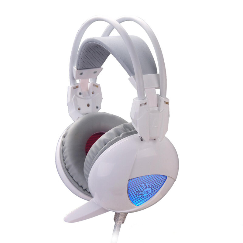 Проводная гарнитура A4Tech , 2xJack 3.5mm/USB, белый - фото №11