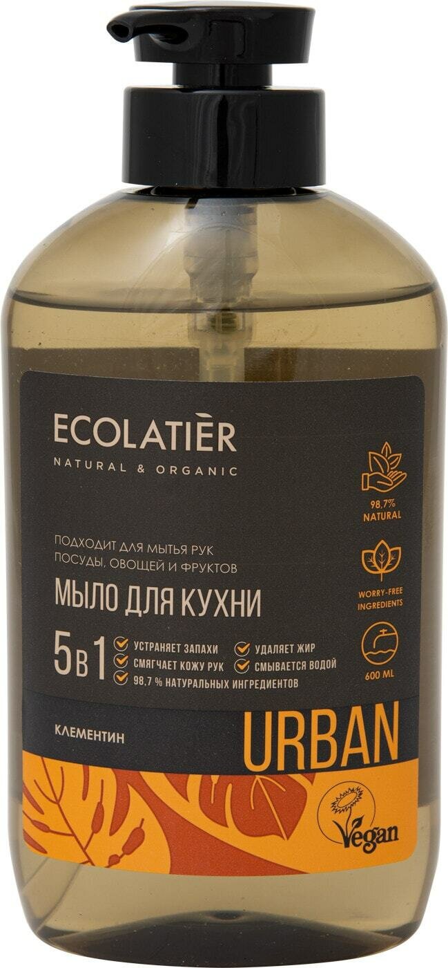 фото Ecolatier / Жидкое мыло для рук Ecolatier Клементин 600мл 1 шт