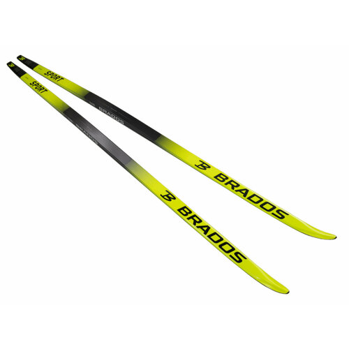 Лыжи беговые для взрослых и подростков STC Brados LS Sport Yellow 190 см