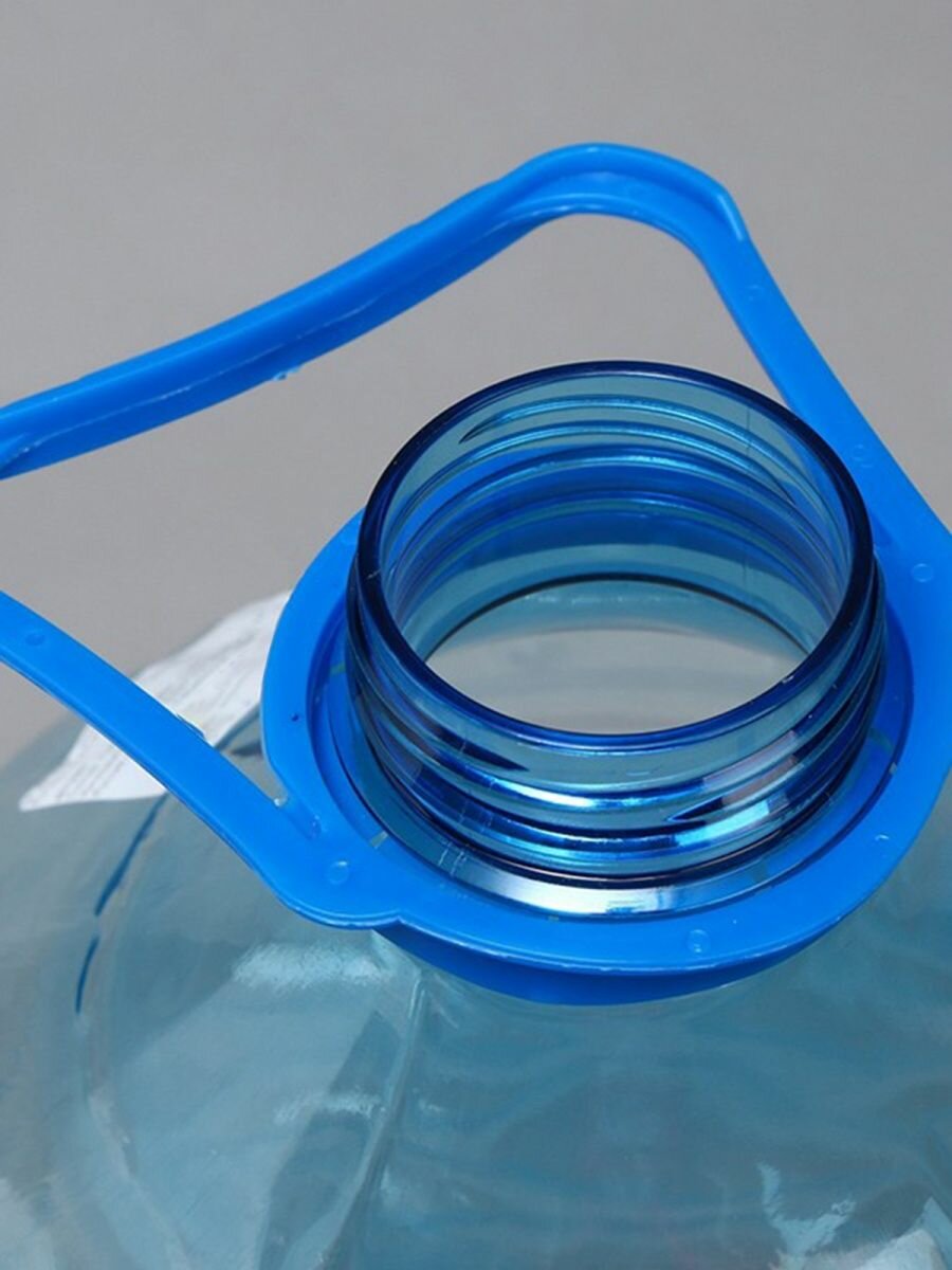 ПЭТ-бутыль, 10 л, одноразовая, с ручкой, "Hidde", цвет голубой - фотография № 7