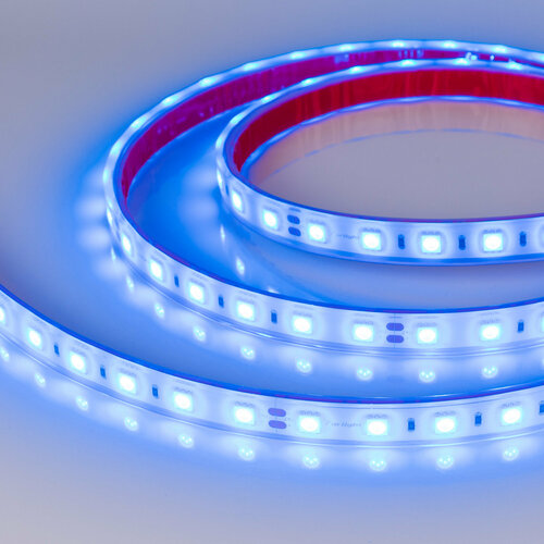 фото 036171 светодиодная лента arlight герметичная rtw-pfs-b60-13mm 24v blue (14.4 w/m, ip68, 5060, 5m) (arlight, 14.4 вт/м, ip68)