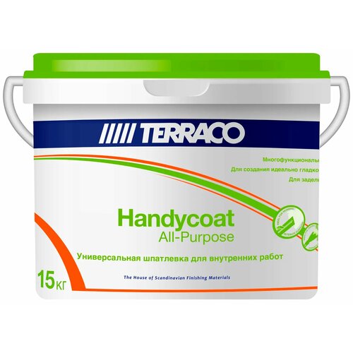 Шпатлёвка универсальная Terraco Handycoat All-Purpose 15 кг 3935₽