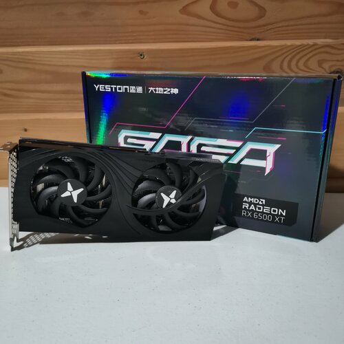 Видеокарта Yeston RX 6500 XT Gaea 4Gb 1677700₽