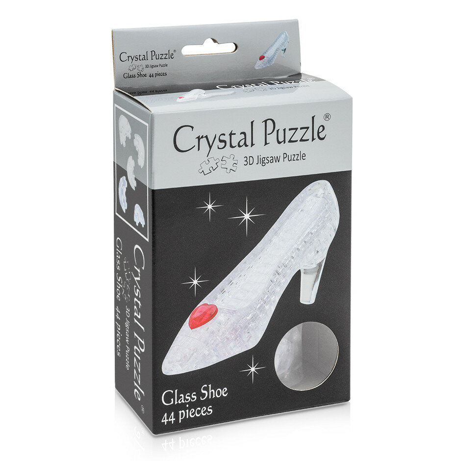 Головоломка 3D Crystal Puzzle Туфелька цвет: прозрачный - фото №11