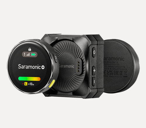 Изображение товара Беспроводная система Saramonic BlinkMe B2, TX+TX+RX, 2.4 ГГц, 3.5 мм TRRS + USB-C, для интервью