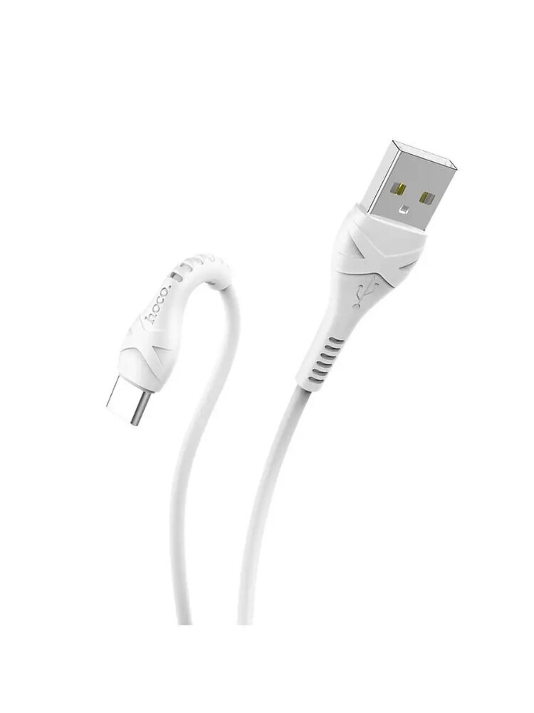 Кабель Hoco X37 Cool power USB - USB Type-C, белый
