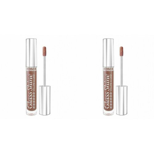 LUXVISAGE Блеск для губ Perfect Glass Shine тон 19, 2 шт.