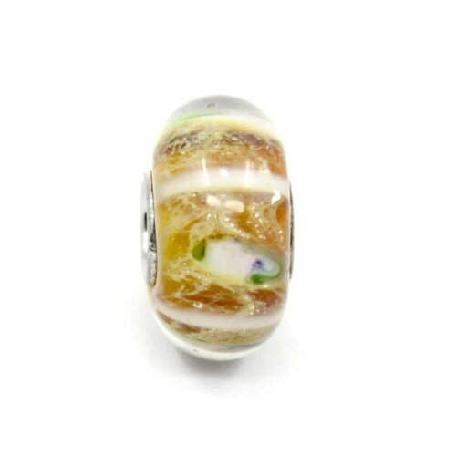 фото Handinsilver ( посеребриручку ) подвеска-шарм из муранского стекла lampwork желтый (1шт)