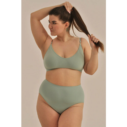 фото Трусы my, размер 54/56/3xl, зеленый