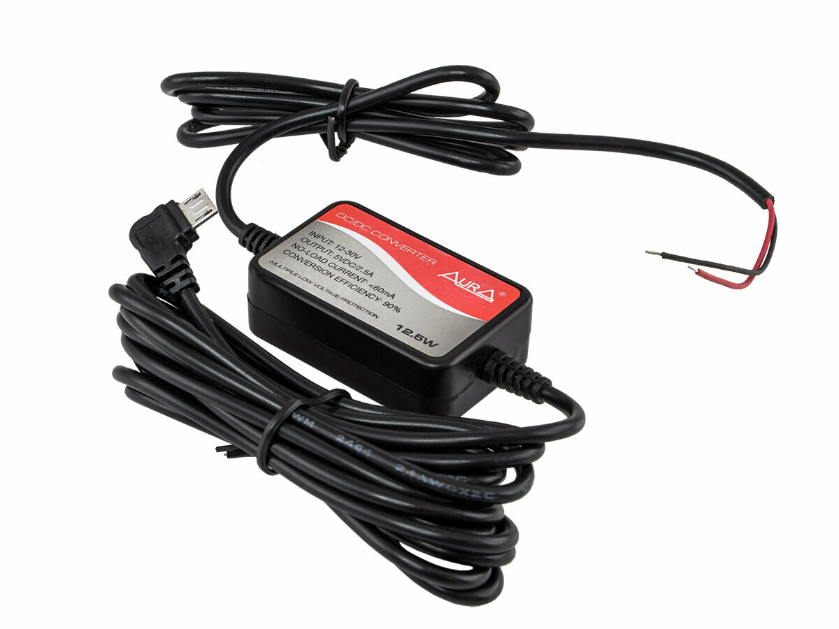 MicroUSB зарядный кабель с предохранителем AurA TPA-U032 (3 метра)
