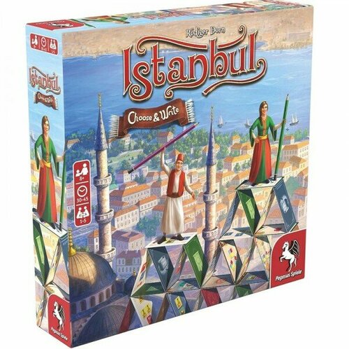 Настольная игра Pegasus Spiele Istanbul – Choose & Write (Стамбул – Выбирай и Пиши)