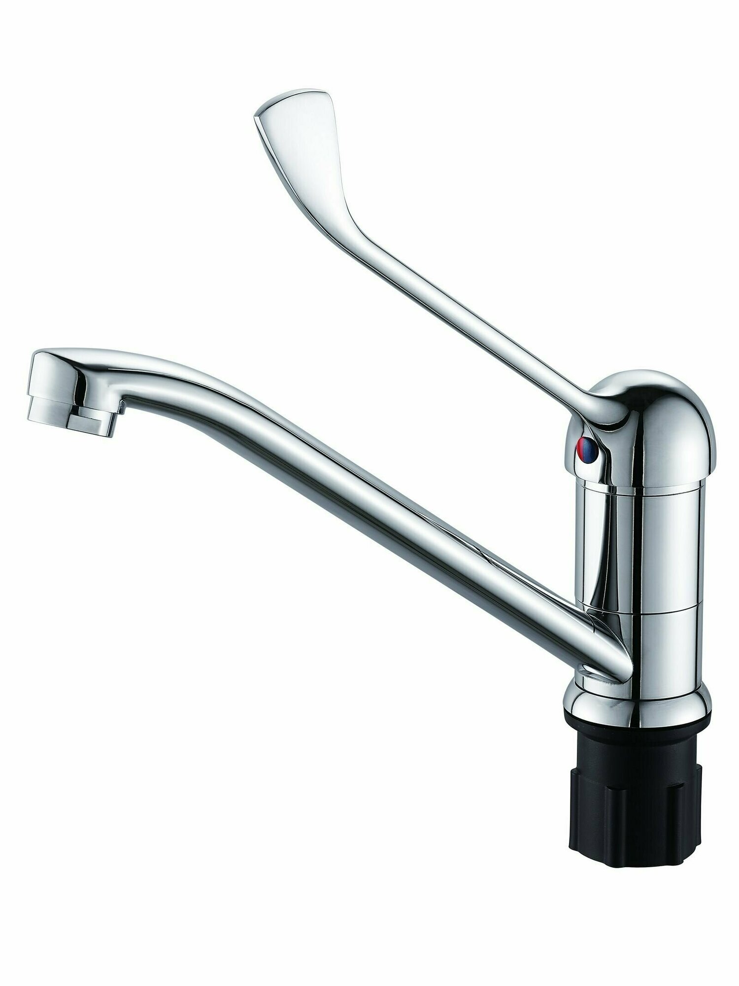 фото Смеситель для кухни "Эверест" B49-37, однорычажный, длинный излив, хром