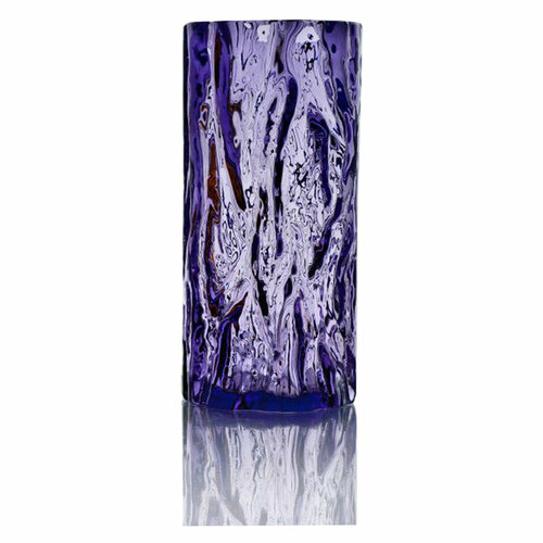 Ваза для цветов ГХЗ Кора 20 см, хрусталь, фиолетовая