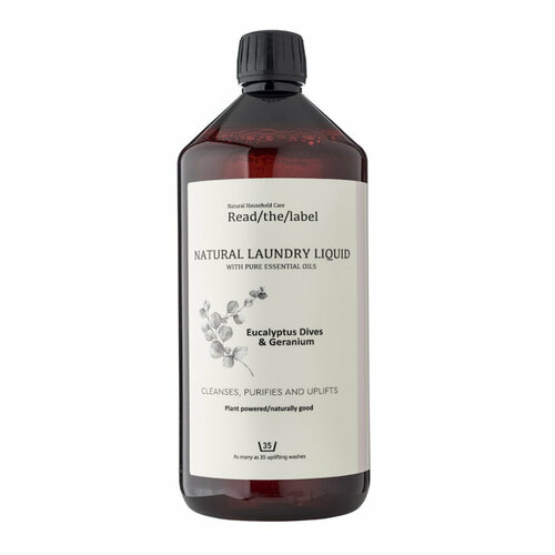 Средство жидкое для стирки с эфирными маслами Vanilla Blanc Read the Label Эвкалипт и Герань 1 л