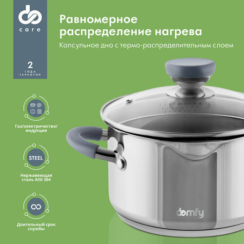 Набор посуды DOMFY Home Cucina, 8 предметов