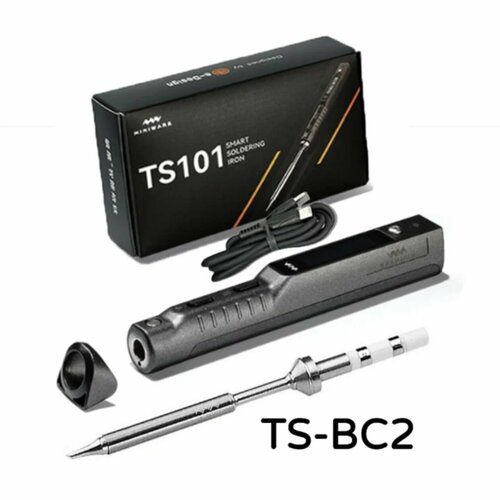 Электрический мини-паяльник TS101 паяльная станция мощностью 65 Вт с цифровым дисплеем жало BC2 899900₽