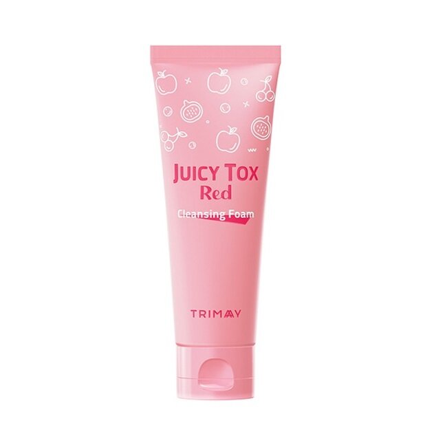 Очищающая пенка на основе красного комплекса TRIMAY Juicy Tox Red Cleansing Foam, 120мл