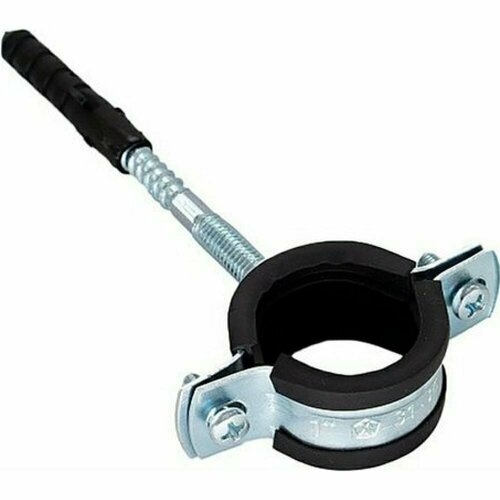 Металлорезиновый хомут с дюбелем и шурупом СТМ 1-12 47-51 мм CHSR0112 714₽