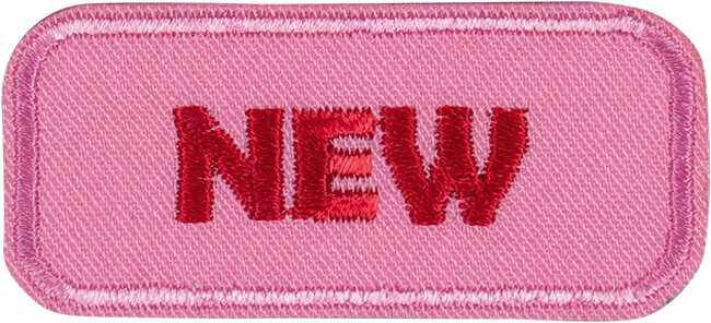 Термоаппликация NEW 5,5 х 2,5 см розовый 0,125 см HKM 42758