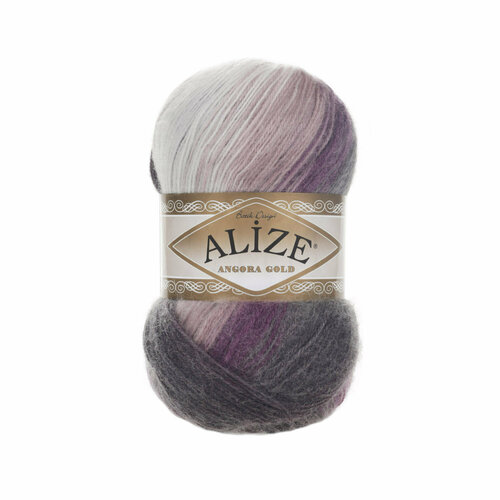 Пряжа Ангора Голд батик - Angora Gold Batik (5 шт) Alize