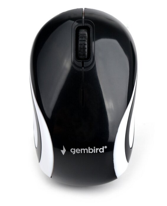 Мышь беспроводная Gembird MUSW-610, 2.4ГГц, 1200 DPI, 3кн, черный