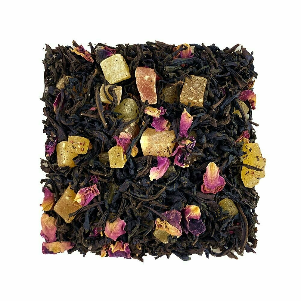 Чай черный Манго маракуйя, 250гр чай с фруктовыми добавками, чай с манго