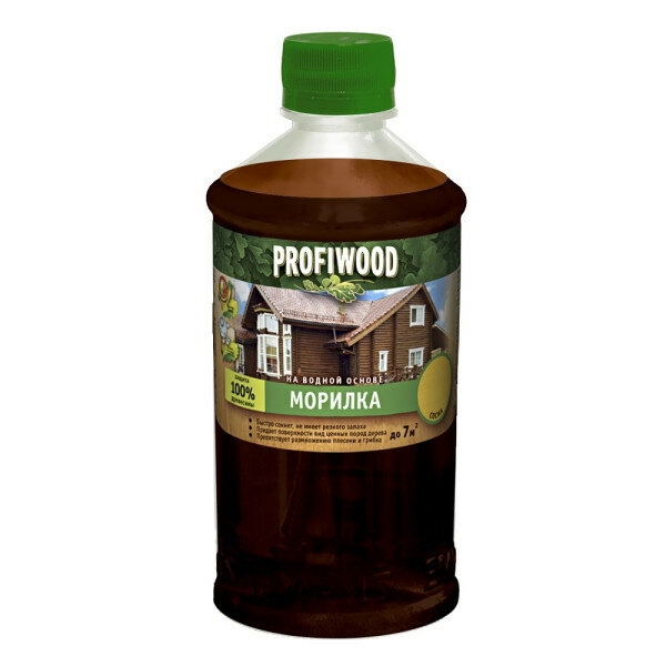 фото Морилка Profiwood на водной основе орех 0.5 кг