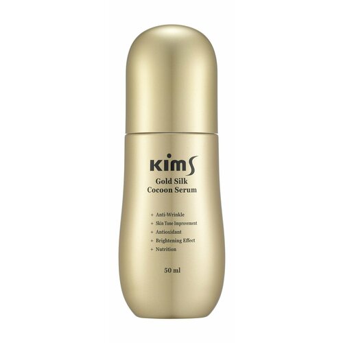 Антивозрастная сыворотка для лица с протеинами кокона шелкопряда Kims Gold Silk Cocoon Serum