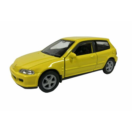 Модель машины 1:38 Honda Civic EG6 желтый Welly 43813