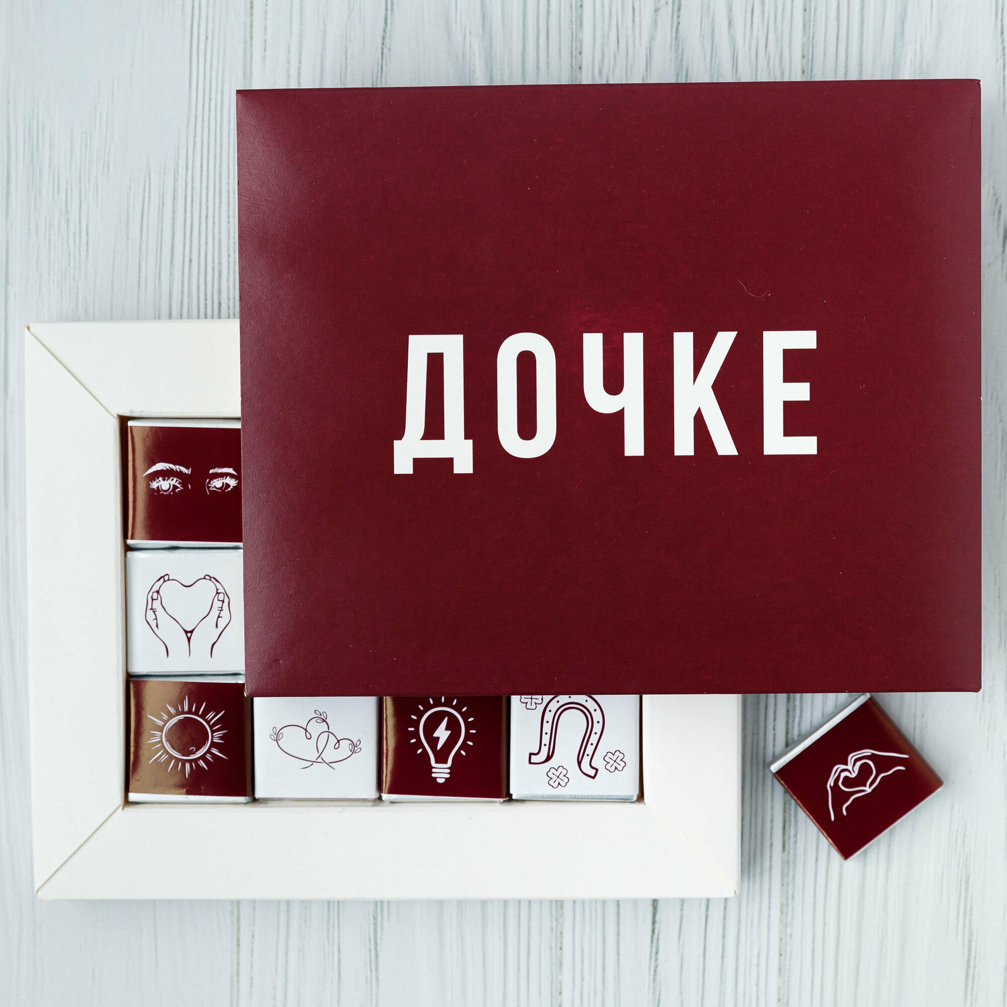 Подарочный набор дочке сладкий бокс для взрослой дочери оригинальные вкусняшки в подарок девушке — фото 1